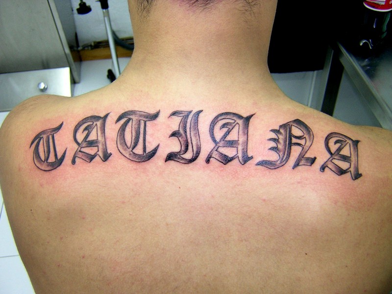 Letras Goticas Tattoo