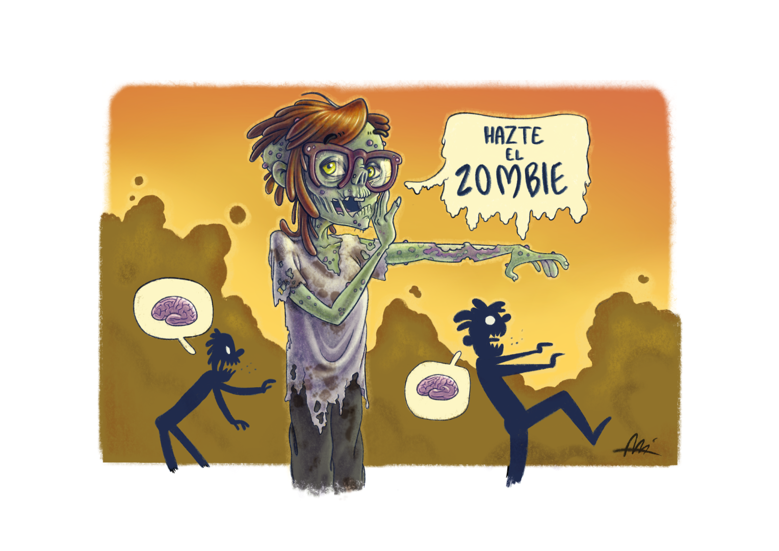 Hazte el zombie