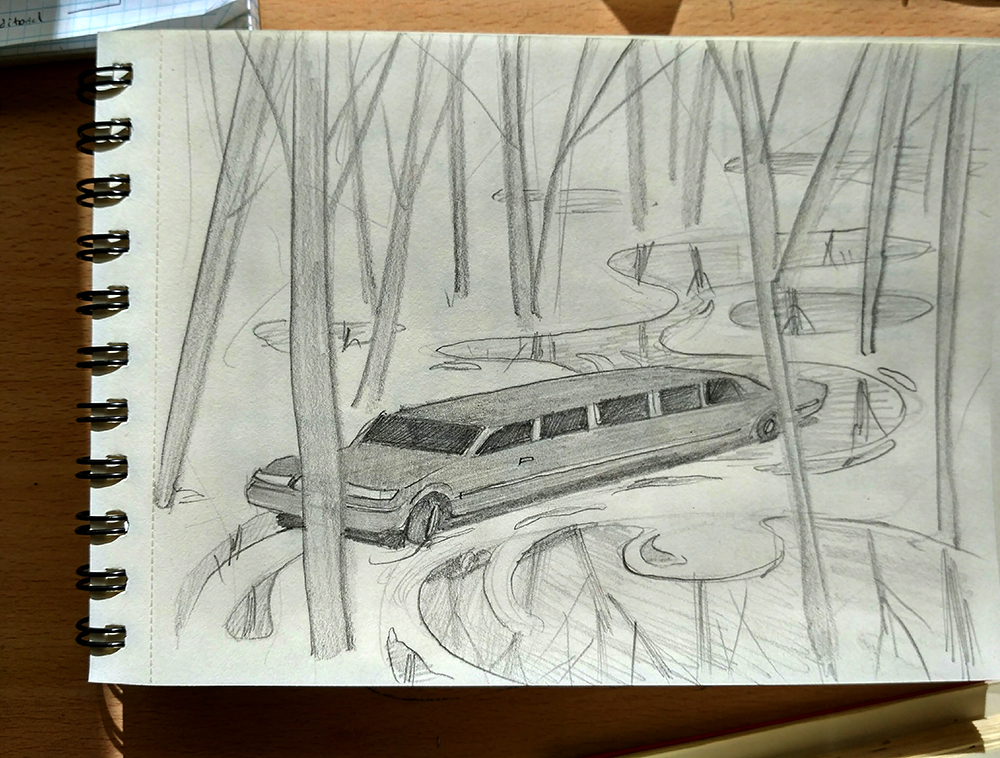 Limousine sketch