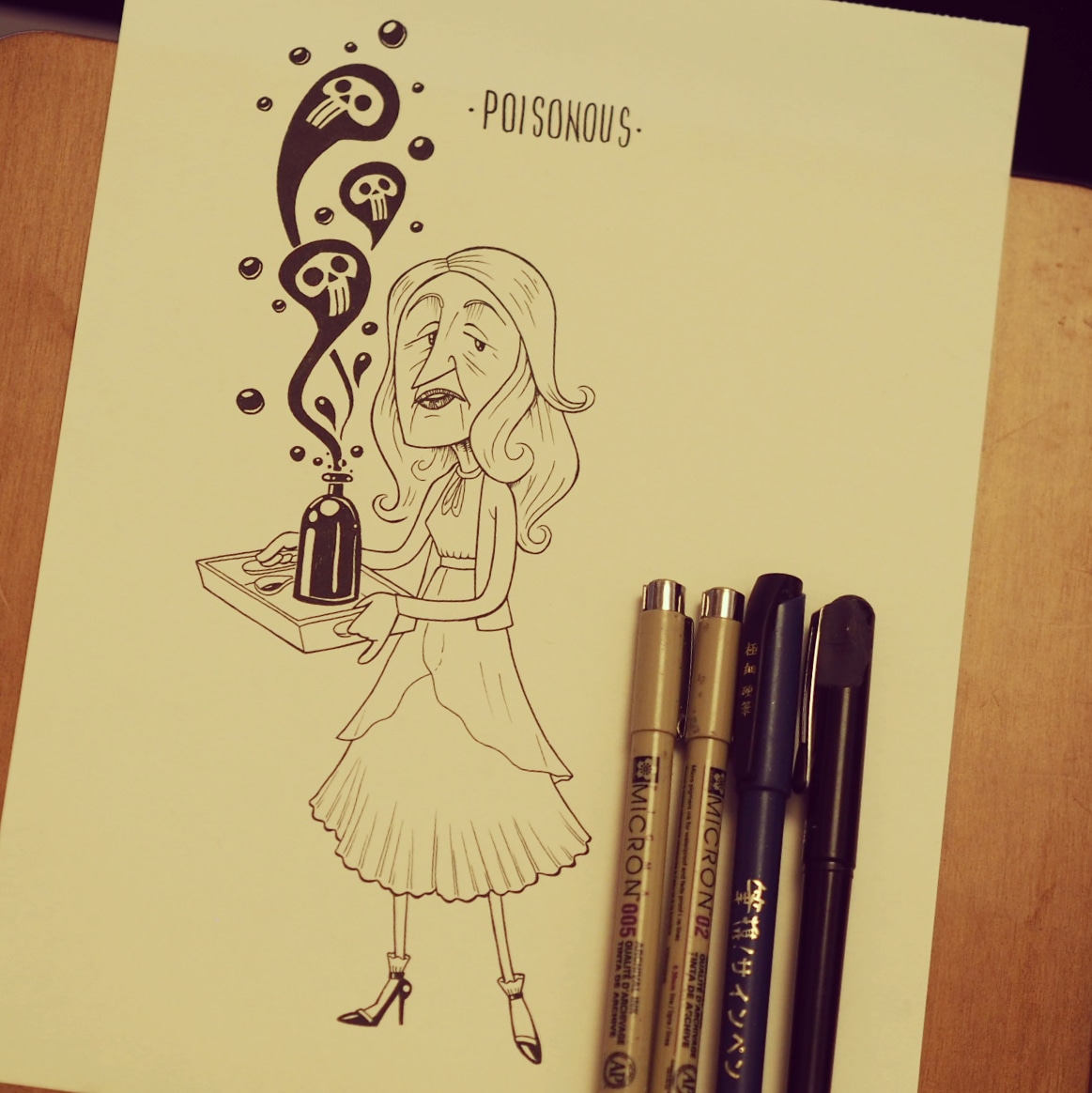 Inktober Day 1 Poisonous