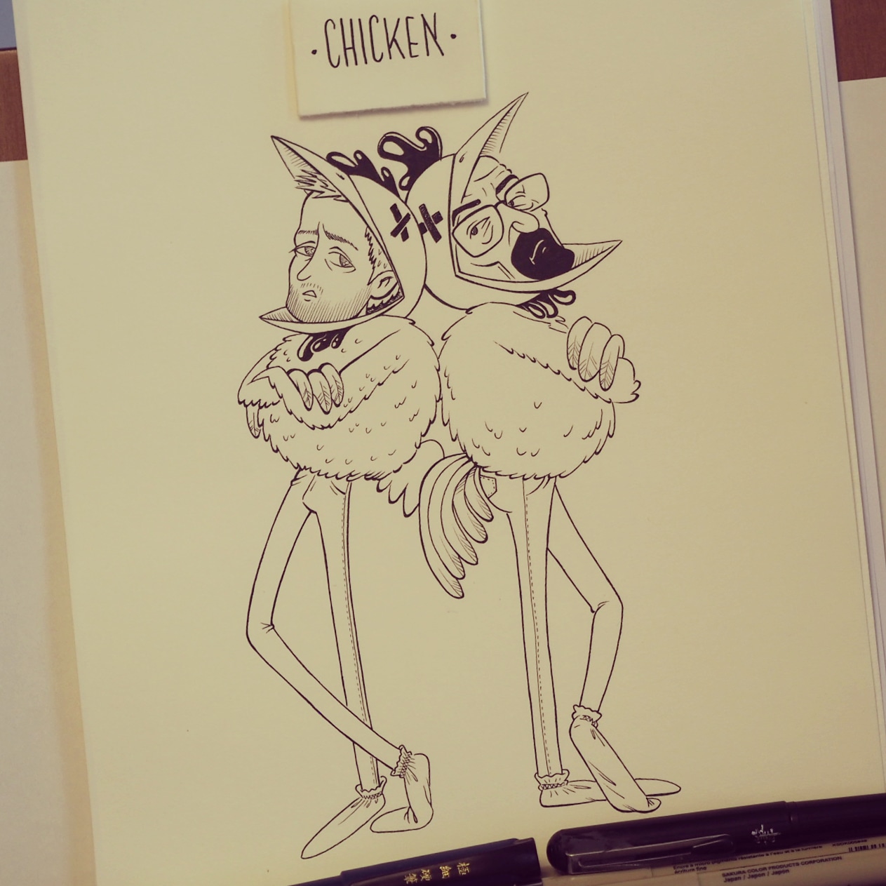 Inktober Day 5 Chicken