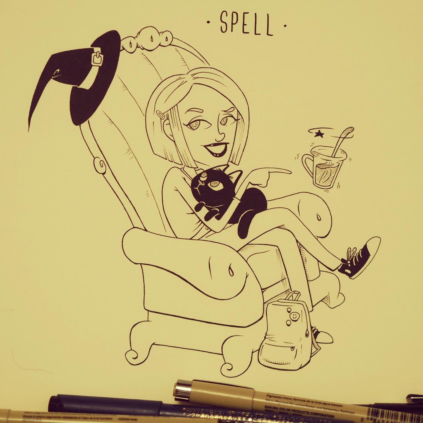 Inktober Day 4 Spell