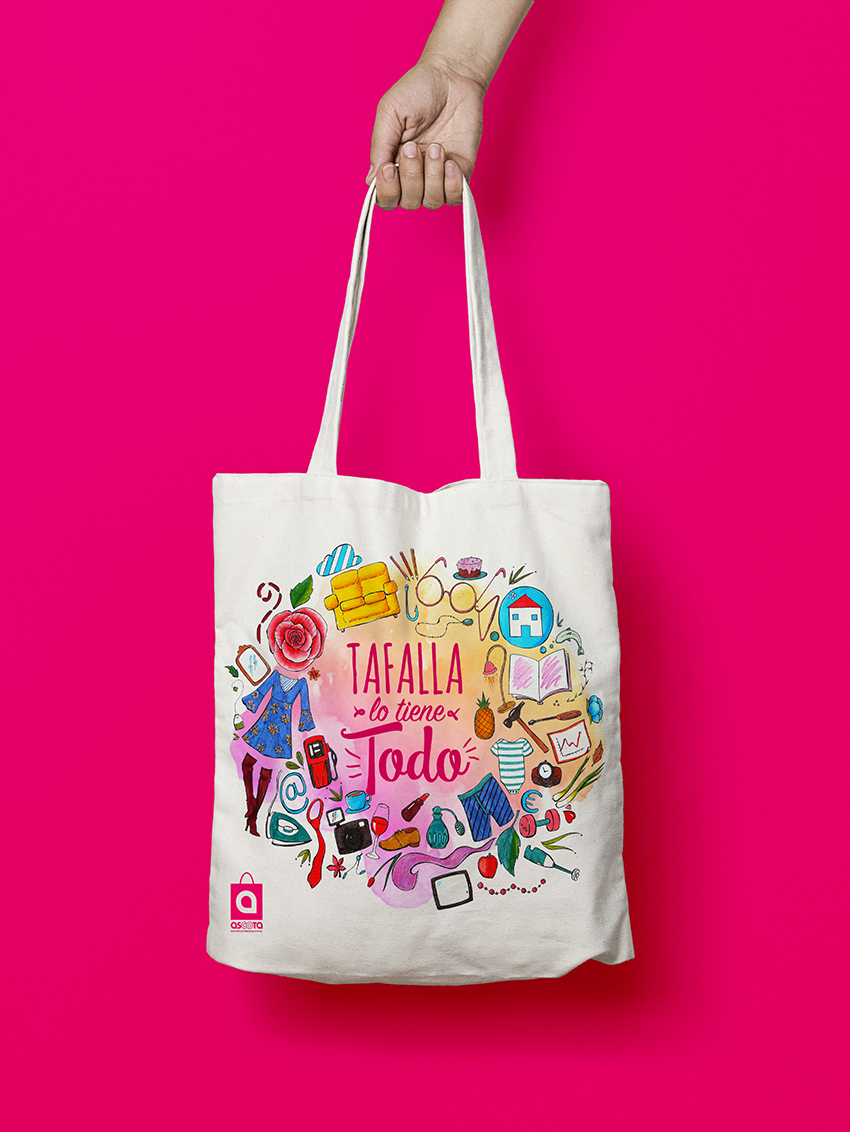 Tote Bag para la Asociación de comerciantes de Tafalla