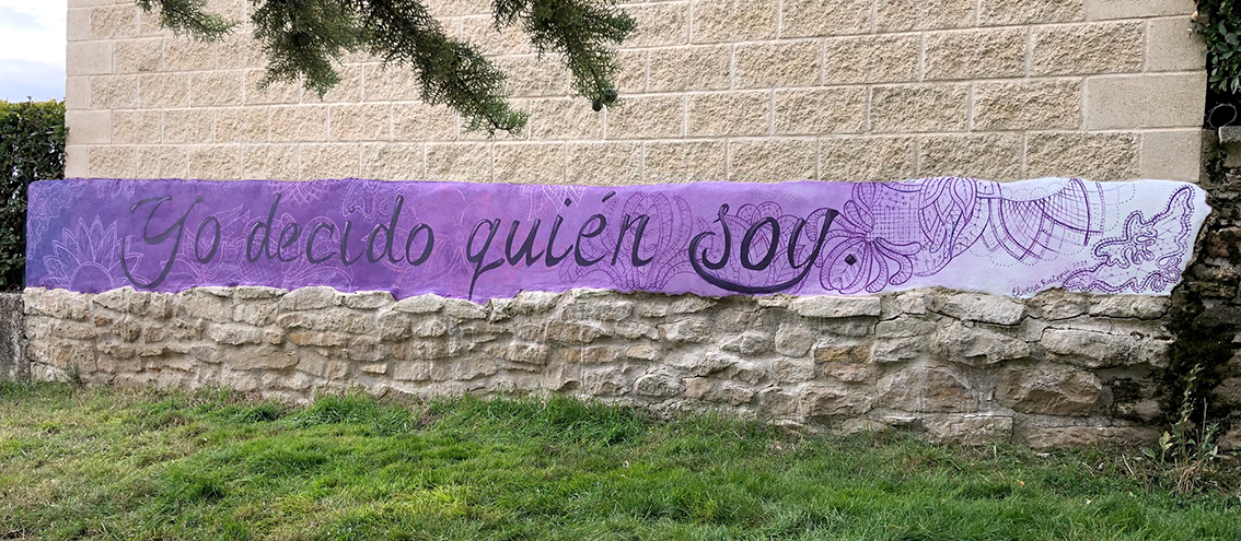 Pequeño mural para Asociación de mujeres