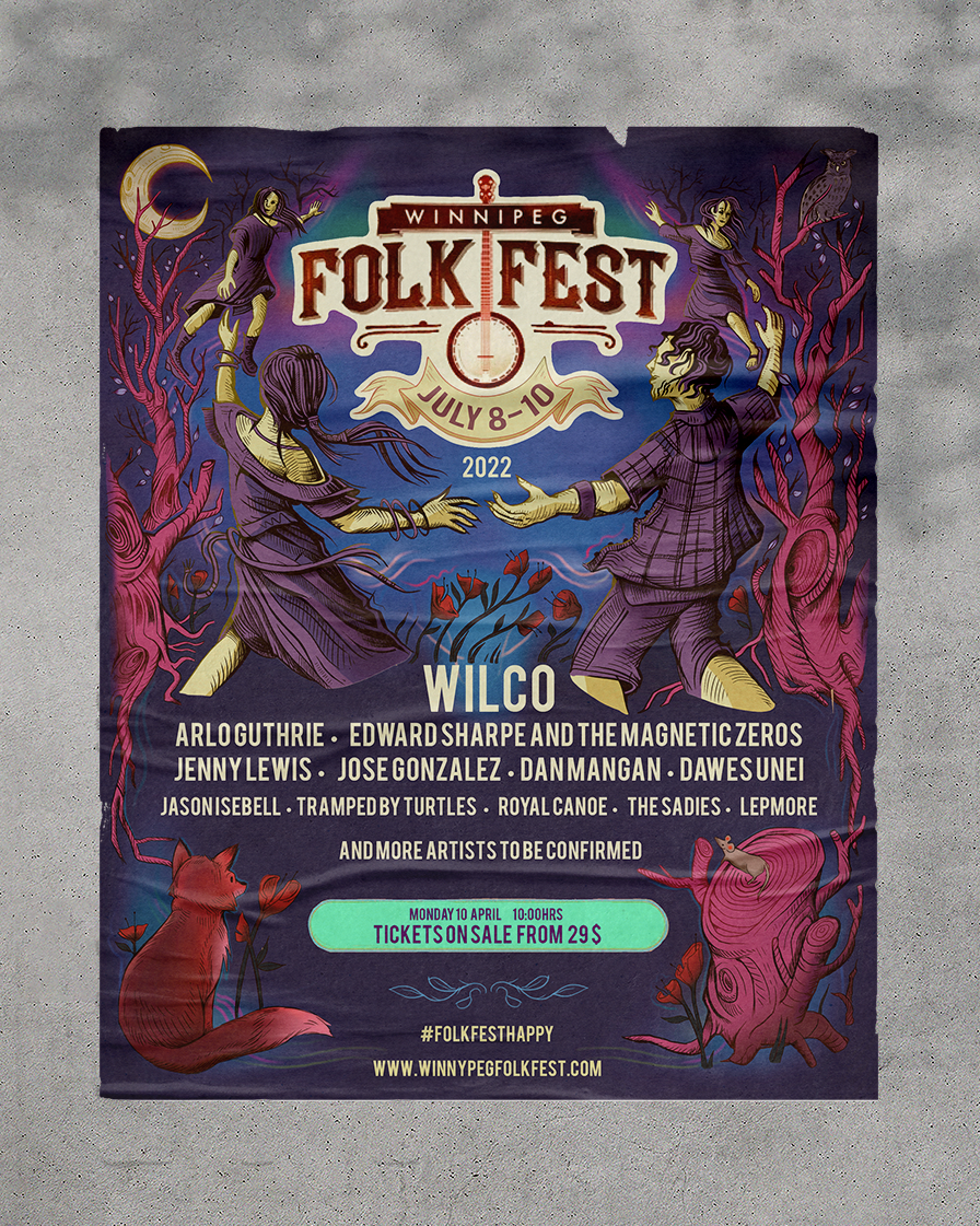 Winnipeg Folk Fest 2022 (Poster Design)