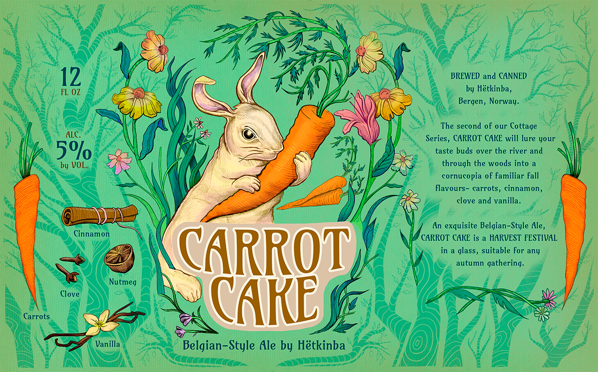 Carrot Cake Beer by Hëtkinba (Product Design)