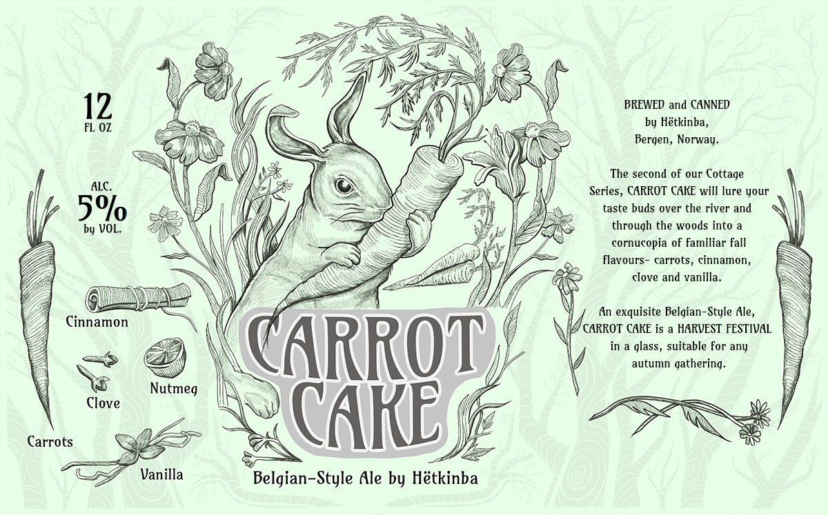 Carrot Cake Beer by Hëtkinba (Product Design)