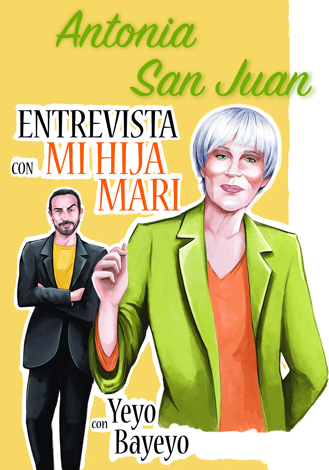 Cartel de teatro "Entrevista con mi hija Mari"