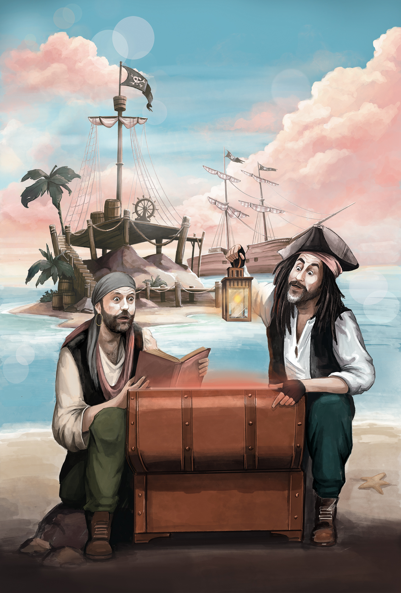 Cartel de teatro "Una Historia de Piratas"