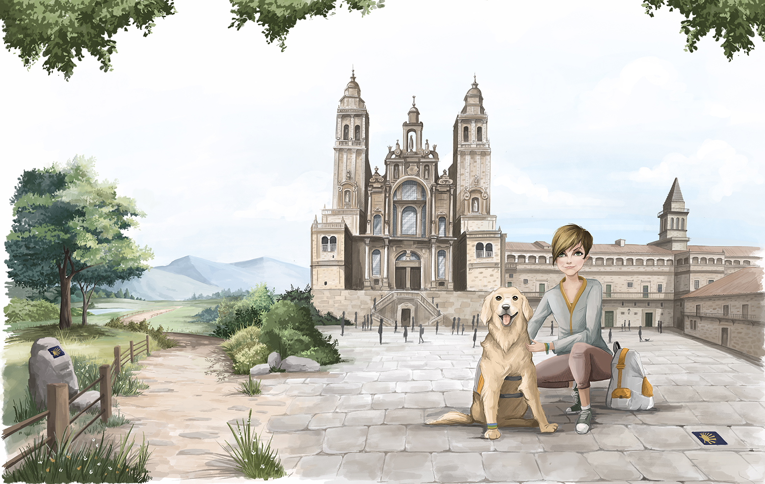 Libro ilustrado "El CaNino de Santiago"