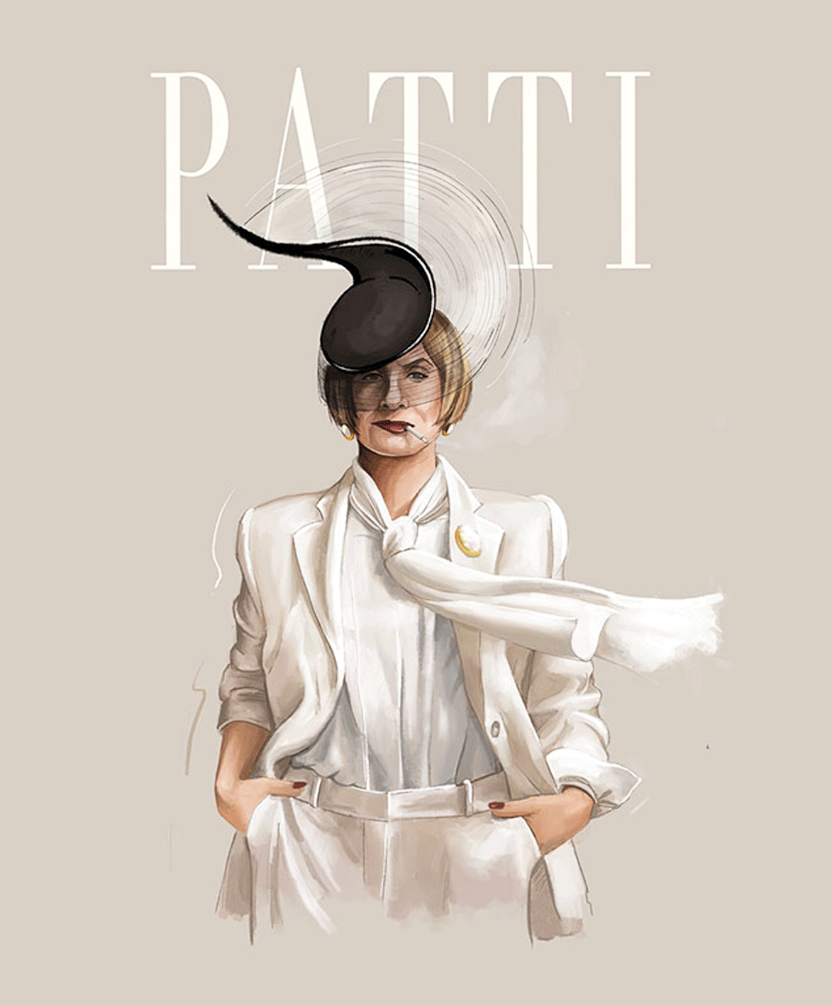 Ilustracion Moda. Patti Lupone