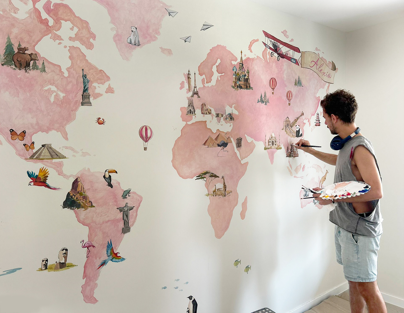 Mapa mundi infantil
